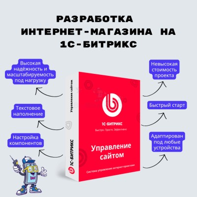 Разработка интернет-магазина на 1С-Битрикс - купить в Камылово